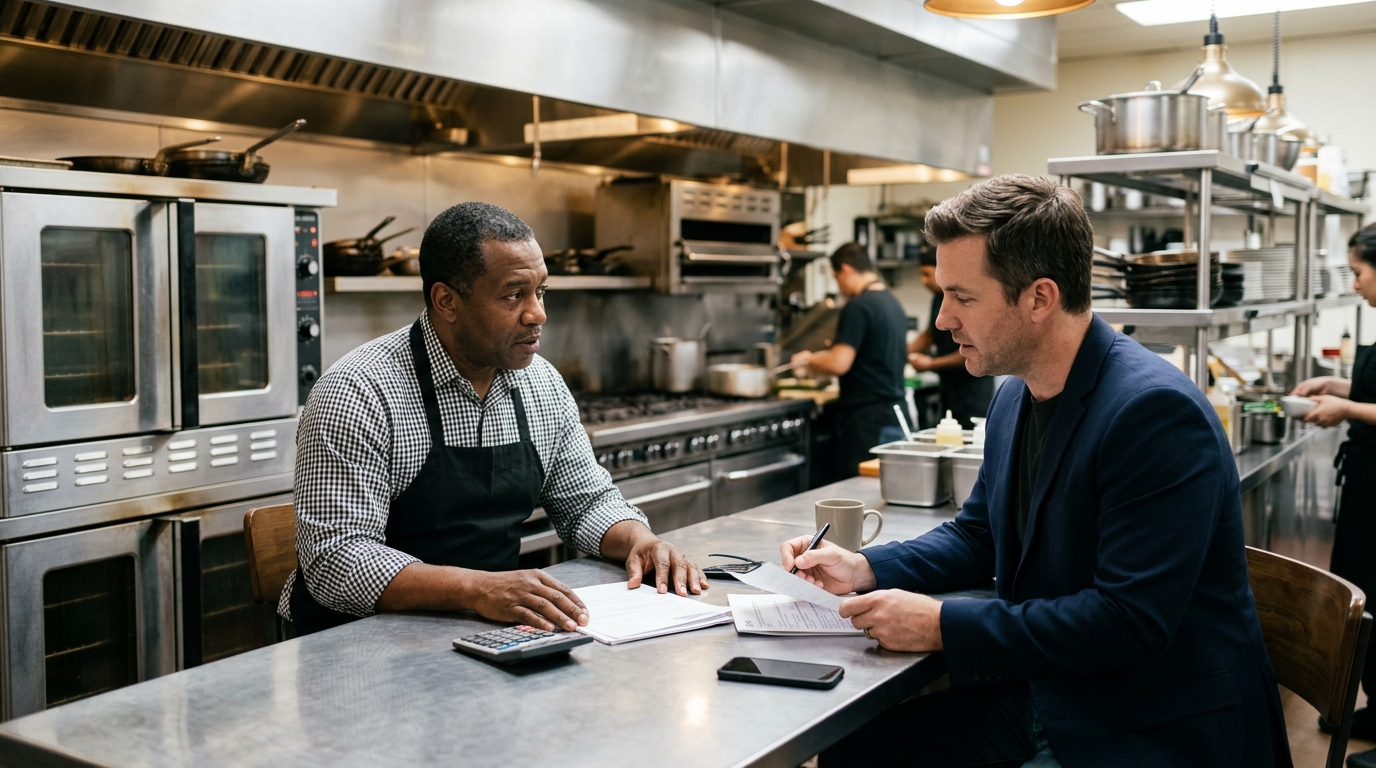 Illustration: Bad Credit Restaurant Equipment Loans Explained: A 2026 Guide