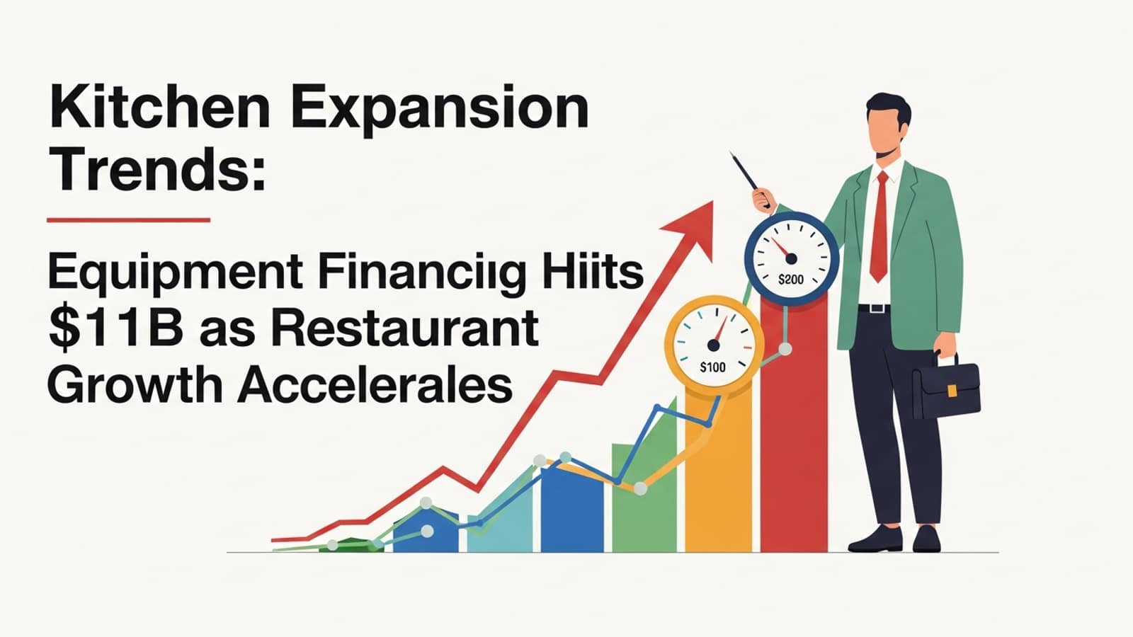 Illustration: Kitchen Expansion Trends: Equipment Financing Hits $11B as Restaurant Growth Accelerates