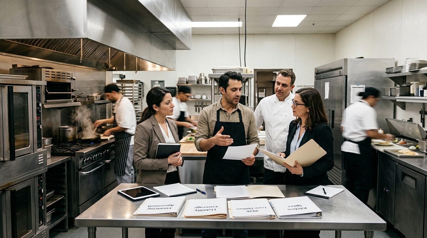 Illustration: Securing Essential Commercial Kitchen Liability Insurance and Equipment Financing in 2026