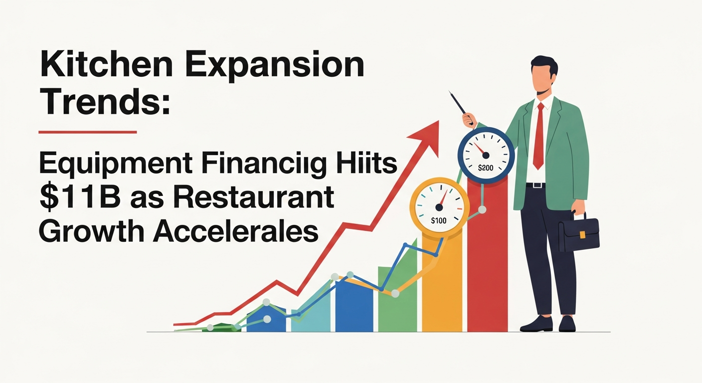 Illustration: Kitchen Expansion Trends: Equipment Financing Hits $11B as Restaurant Growth Accelerates